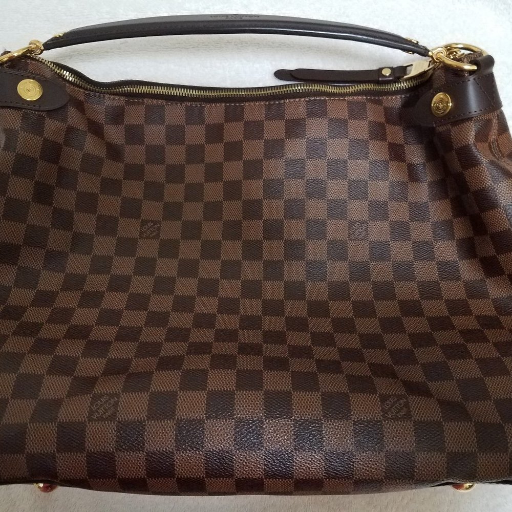 Louis Vuitton Damier Ebene Duomo Hobo Bag
